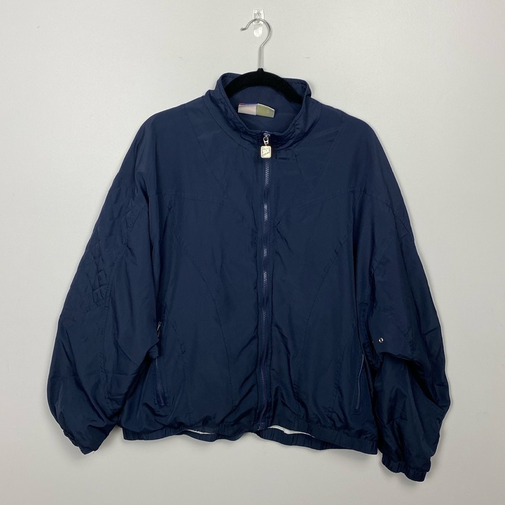 Tail Vintage 90s Bomber Jacket in navy size XL